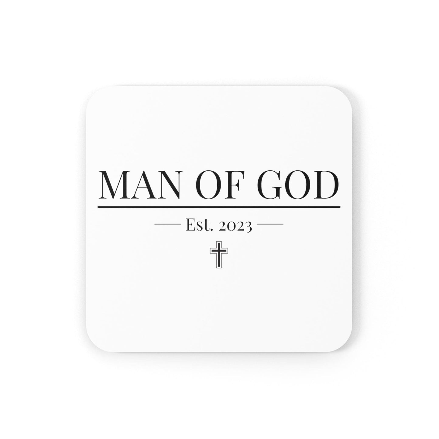 Decorative Coaster Set 4-piece - Say it Soul - Man of God
