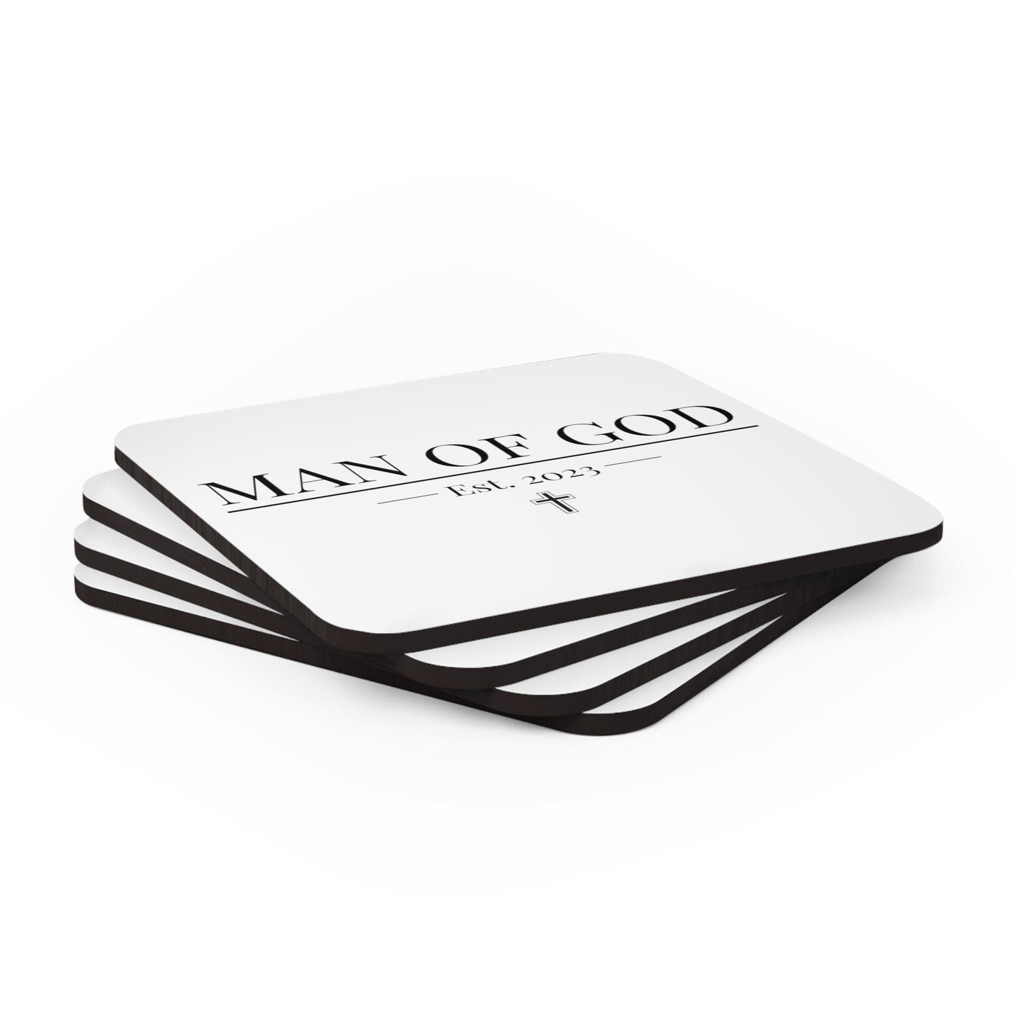 Decorative Coaster Set 4-piece - Say it Soul - Man of God
