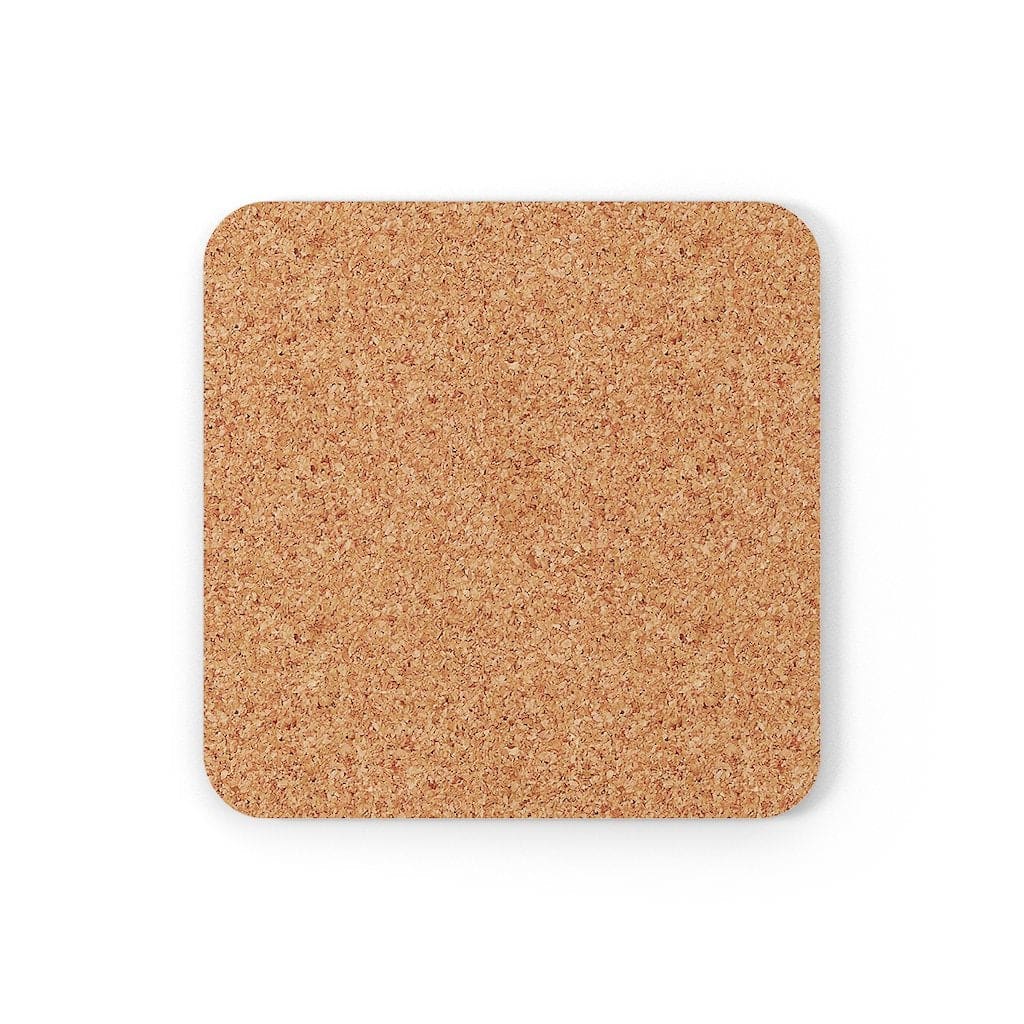 Corkwood Coaster 4 Piece Set - Elephant Art Style Coasters