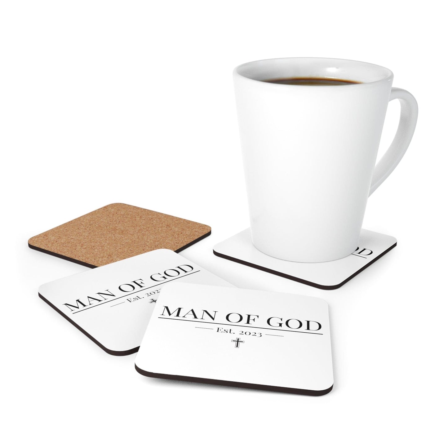 Decorative Coaster Set 4-piece - Say it Soul - Man of God