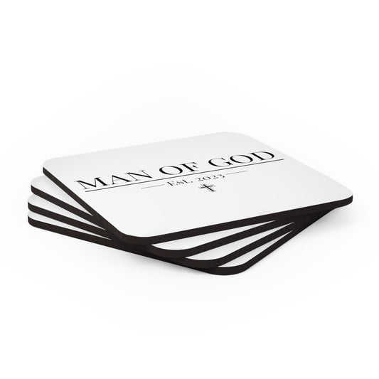 Decorative Coaster Set 4-piece - Say it Soul - Man of God